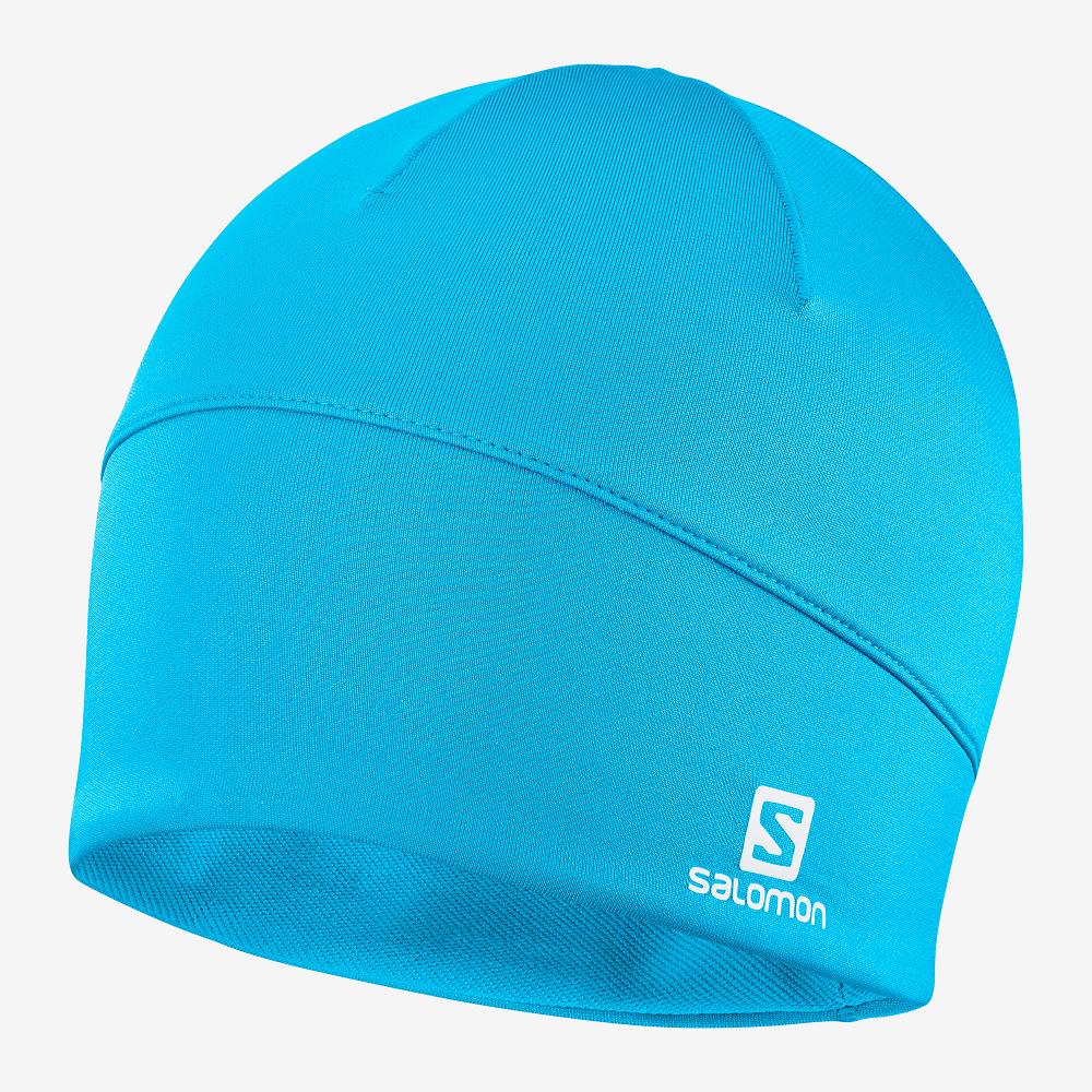 Salomon Singapore Mens Headwear - ACTIVE Blue | 85724-WGFS